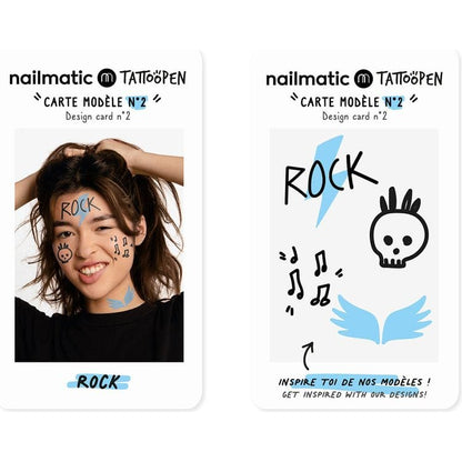 Rock 'N Roll Tattoo Pen Set for Kids