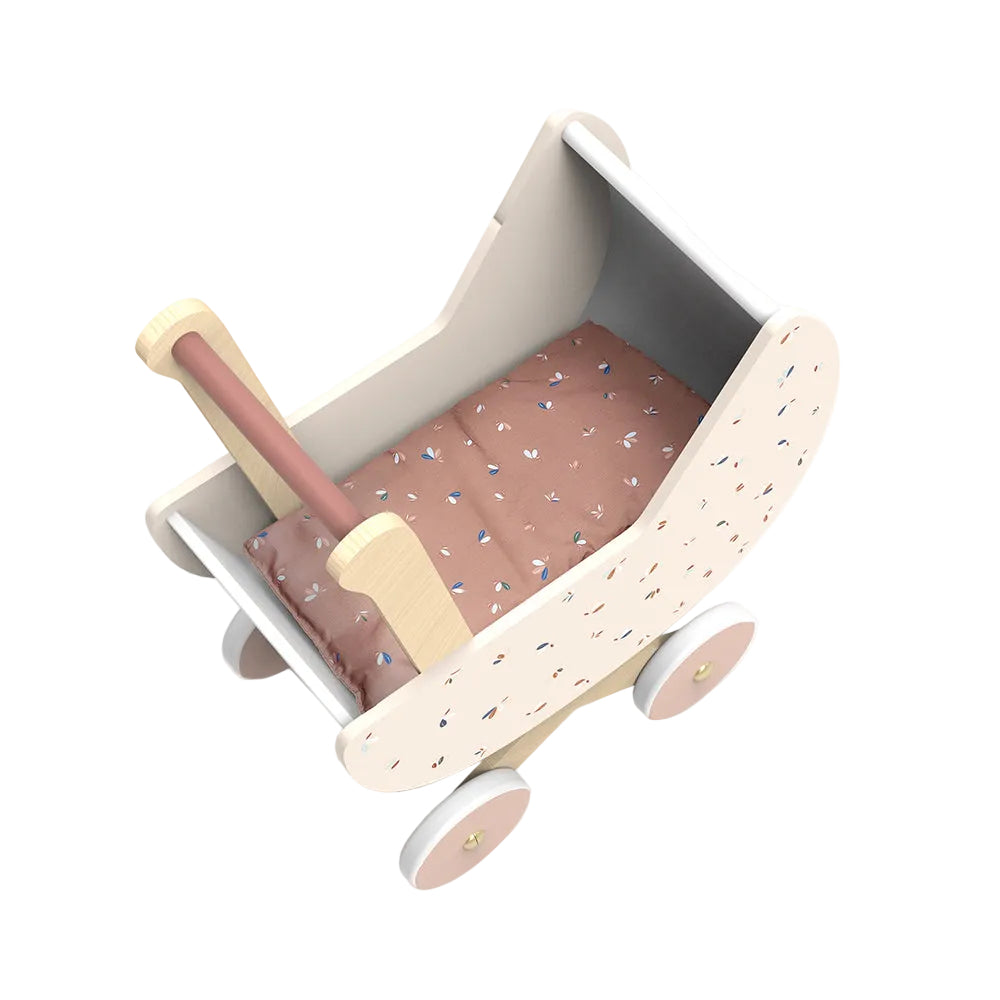 Wooden Doll Pram