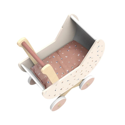 Wooden Doll Pram