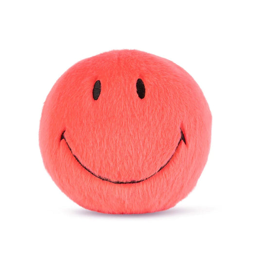 Smiley Bright Coral ECO Fuzzy Plush - 5"