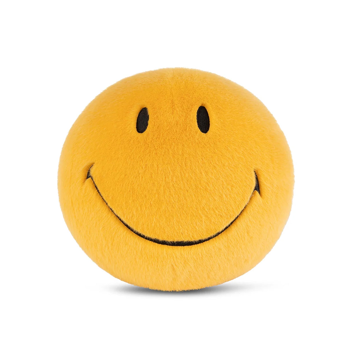 Smiley Bright Yellow ECO Fuzzy Plush - 9"