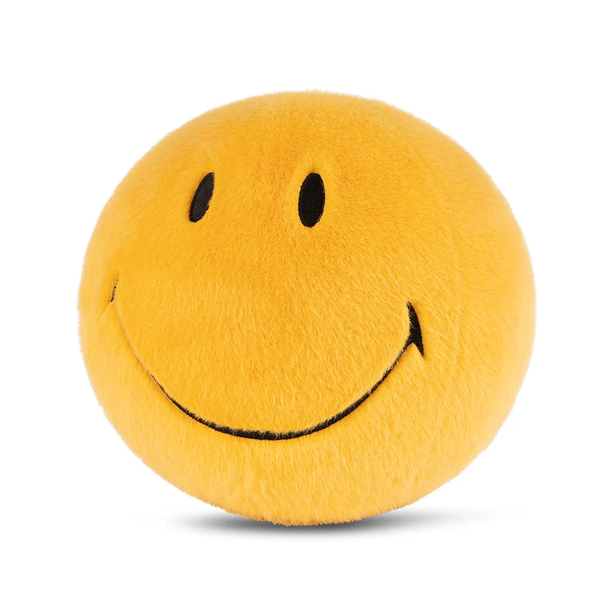 Smiley Bright Yellow ECO Fuzzy Plush - 9"