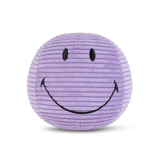 Smiley Dark Purple Corduroy ECO Plush - 5"