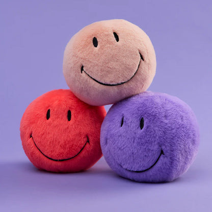 Smiley Pink ECO Fuzzy Plush - 5"