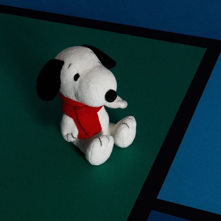 Snoopy Plush with Red Scarf - 7"