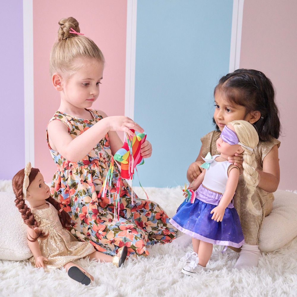 Sophia's 18'' Doll Piñata Birthday Party Outfit Set