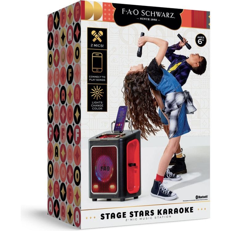 Stage Stars Karaoke 2-Mic Music Station