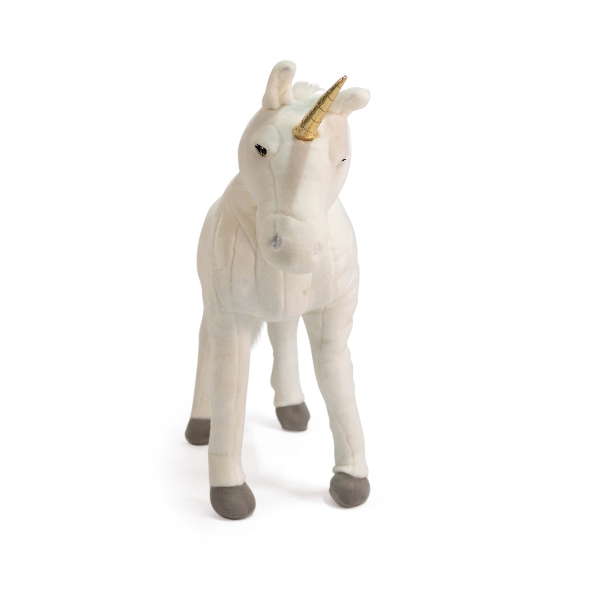 Standing White Unicorn Plush - 31.5"
