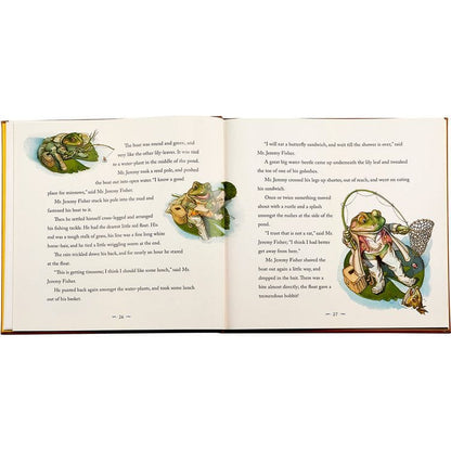 "The Classic Tale of Peter Rabbit" Book in Tan Bonded Leather