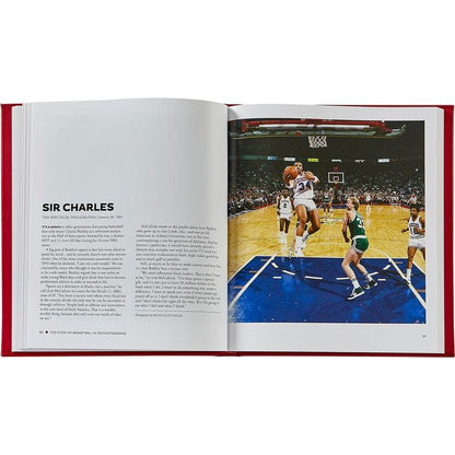 "The Story of Basketball in 100 Photographs" Leather-Bound Book by Sports Illustrated