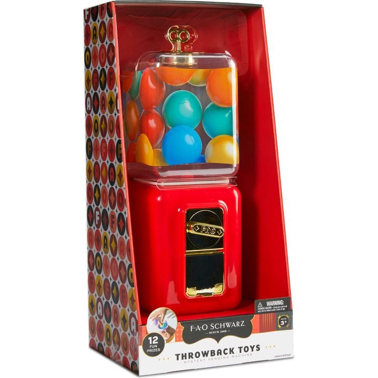 Throwback Toys Mystery Vending Machine - Red