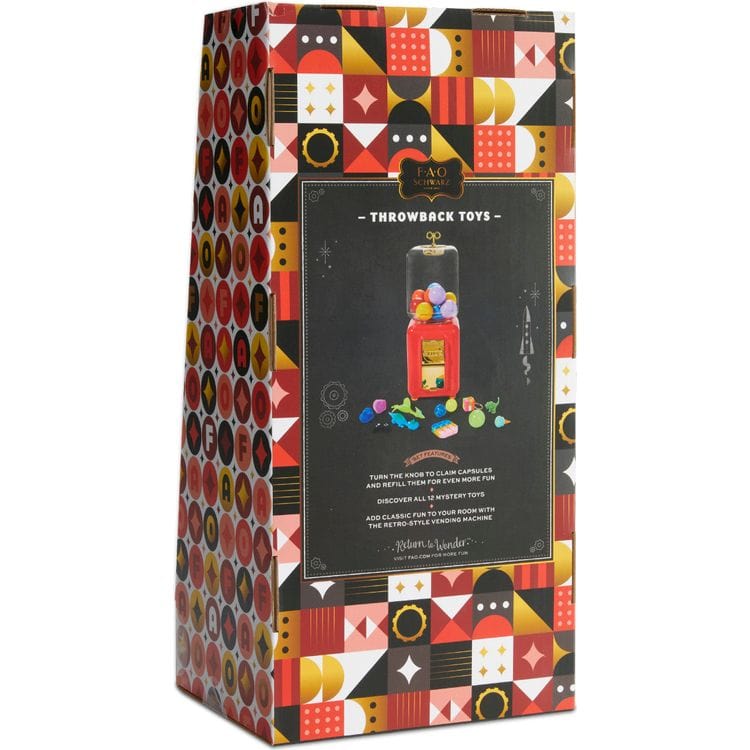 Throwback Toys Mystery Vending Machine - Red