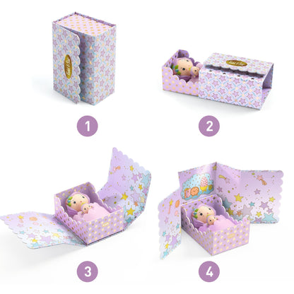 Tinyly Violet Tinyroom with Figurines
