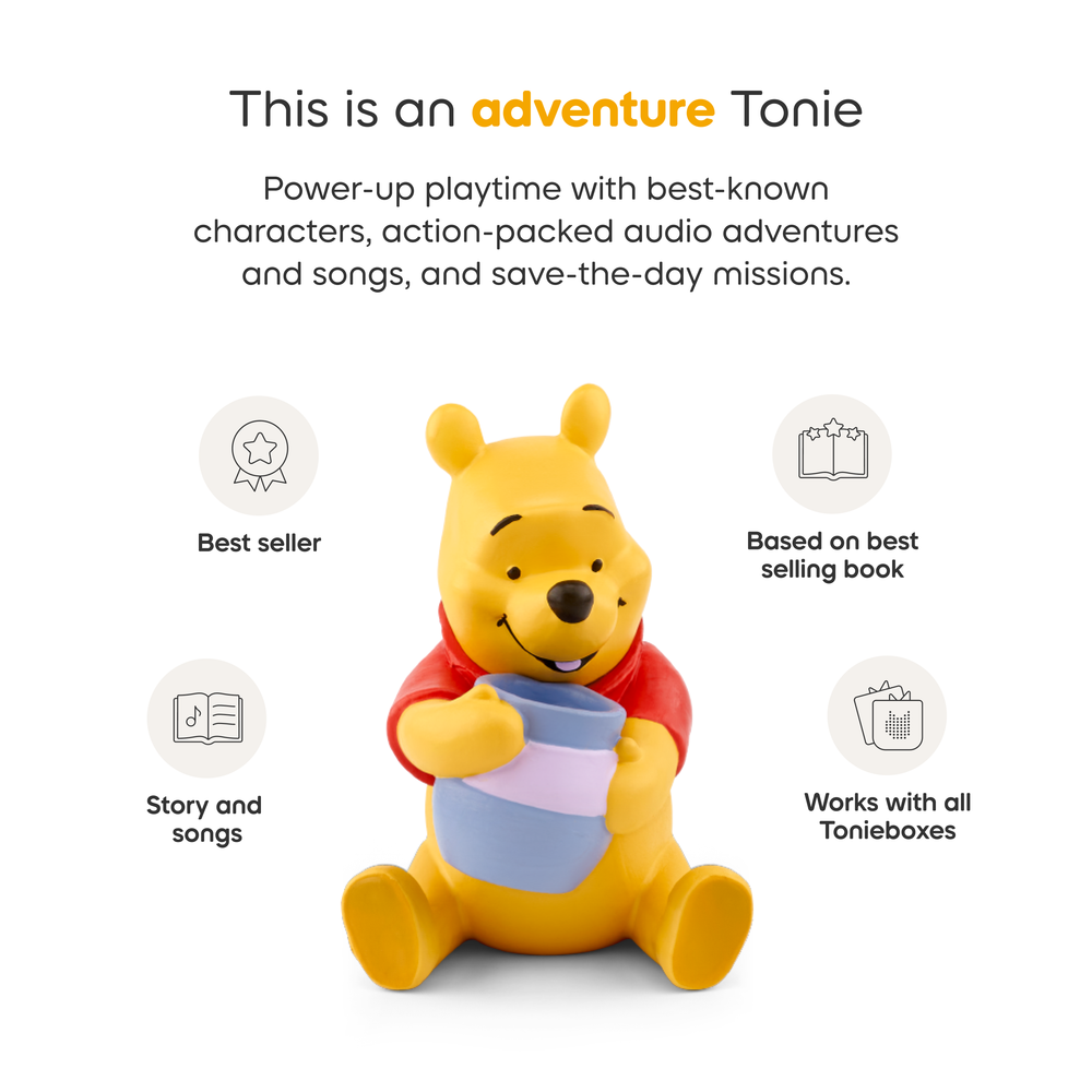 Tonies Disney Winnie the Pooh Toniebox 2 Play Set - Cloud Pink