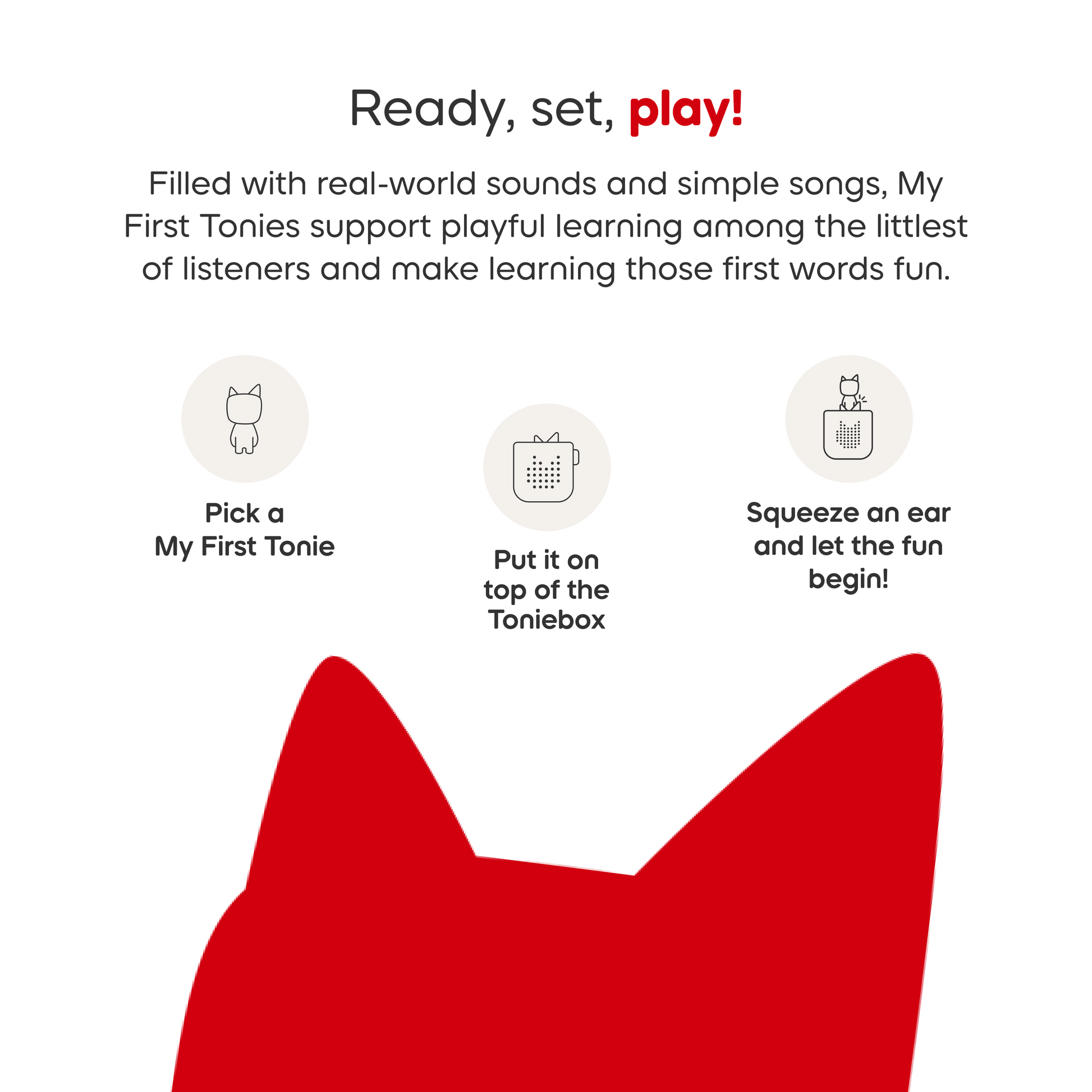 Tonies My First Tonies: Farm 3-pack Set