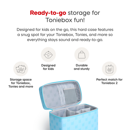 Tonies Toniebox All-in-One Carrying Case - Sky Blue