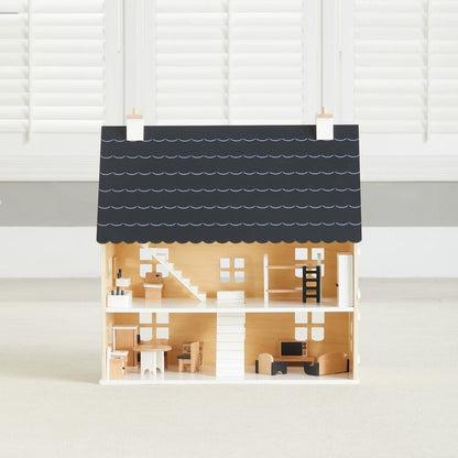 Two-story Wooden Dollhouse