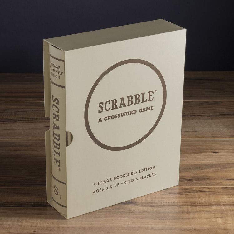 Vintage Bookshelf Games 3-Pack: Monopoly, Scrabble, Clue