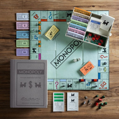 Vintage Bookshelf Games 3-Pack: Monopoly, Scrabble, Clue