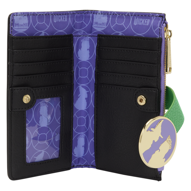 Wicked Glinda & Elphaba Floral & Lace Flap Wallet