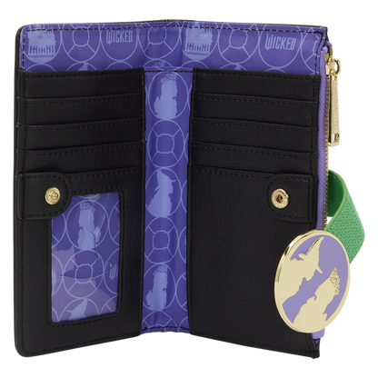 Wicked Glinda & Elphaba Floral & Lace Flap Wallet