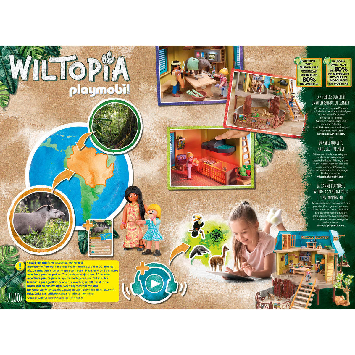 Wiltopia Animal Care Station Playset