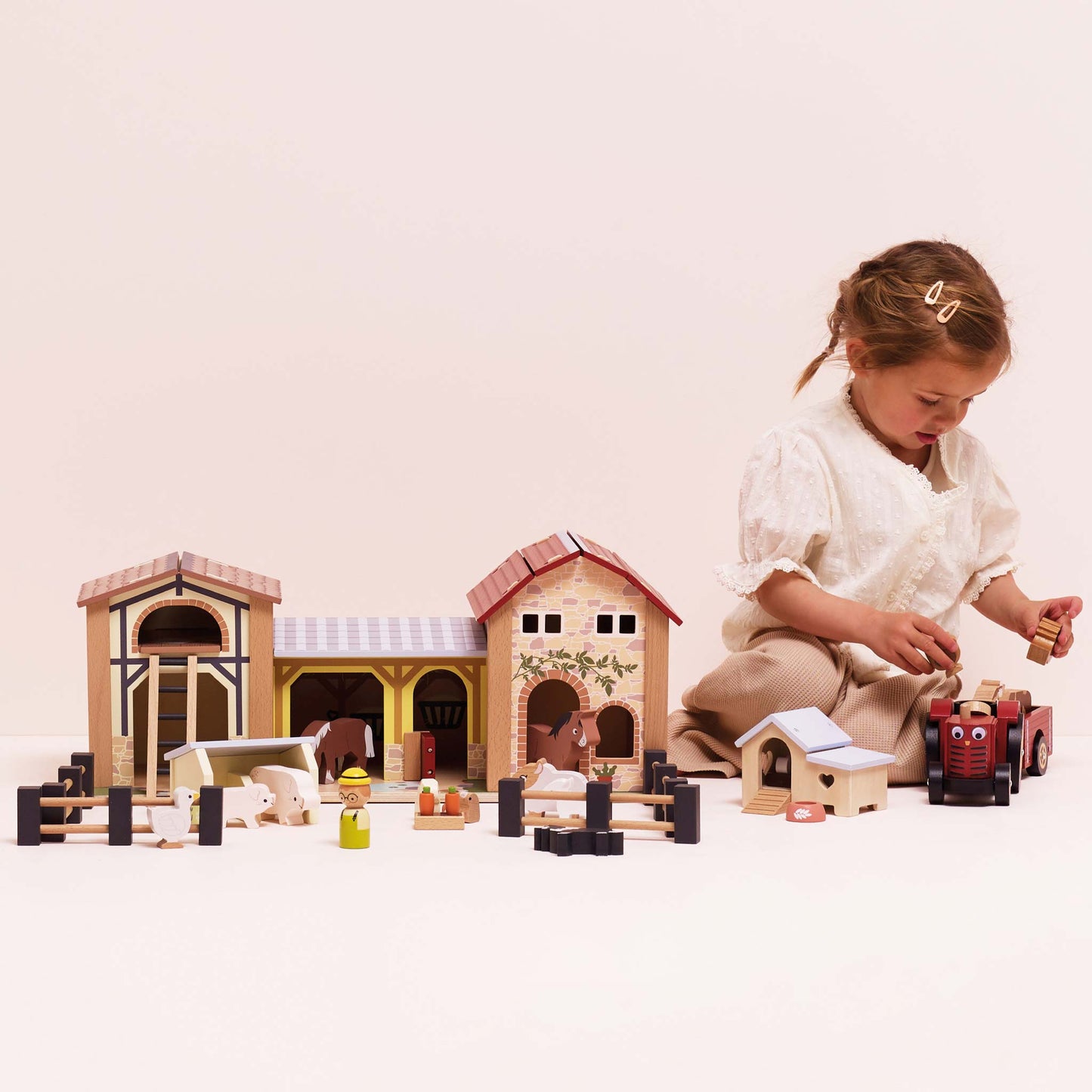 Wooden Farmyard Stables