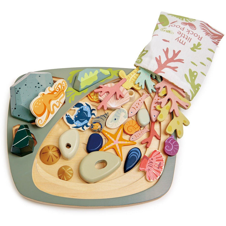 Wooden My Little Rock Pool Activity Toy