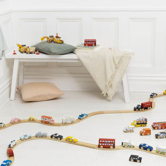 Wooden Set of 7 Emergency Vehicles