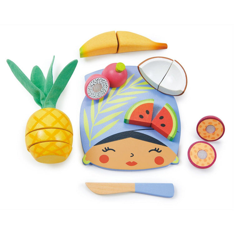 Wooden Tropical Fruit Chopping Board