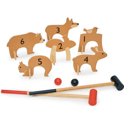 Woodland Animals Indoor Croquet Set